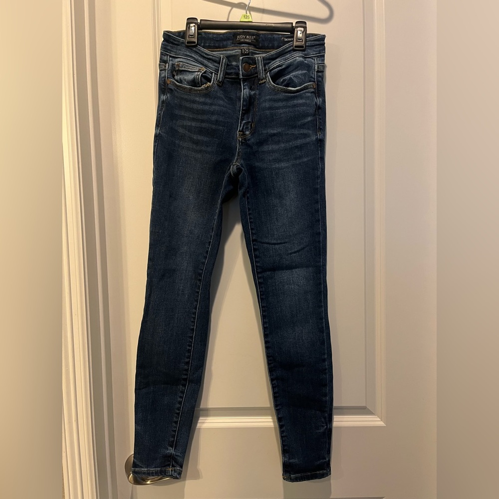 Judy Blue L. A. Women’s SKINNY FIT Mid- Rise Mid- Wash Denim Jeans Size 1/25